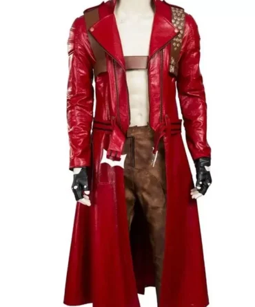 Dante Devil May Cry 3 Red Trench Coat