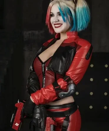 Harley Quinn Injustice 2 Leather Jacket