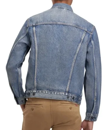 Mens Denim Jacket in Light Blue