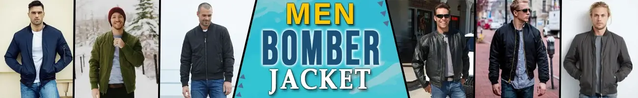 mens bomber jacket category banner