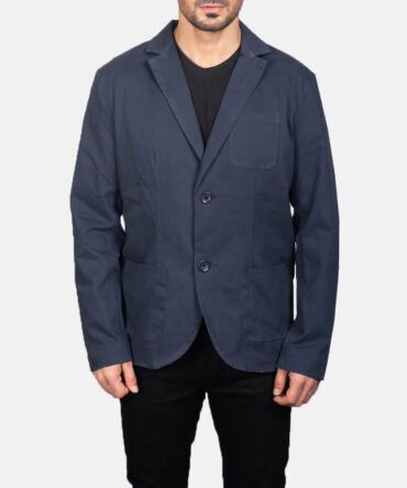 Borges Mens Navy Blue Blazer