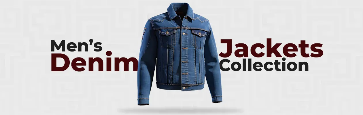 Mens Denim Jacket Banner